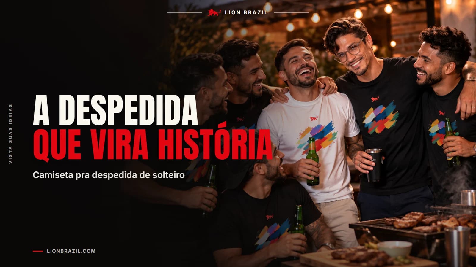 Capa com o título "A despedida que vira história" e Pedro Costa, fundador da Lion Brazil, de camiseta com o leão da marca.