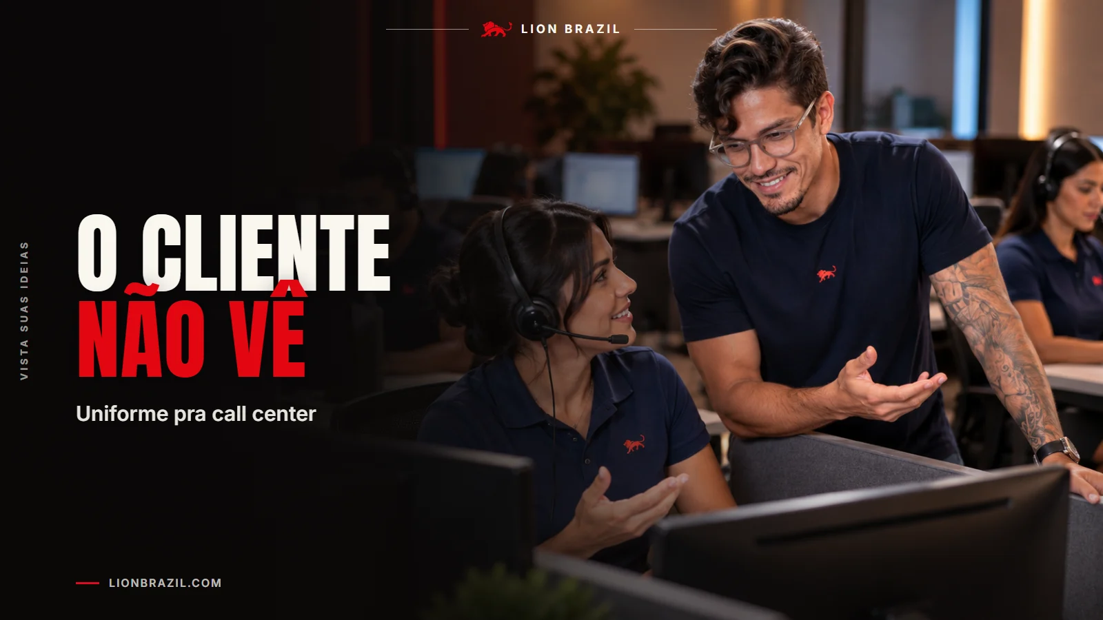 Capa com o título "O cliente não vê" e Pedro Costa, fundador da Lion Brazil, de camiseta com o leão da marca.