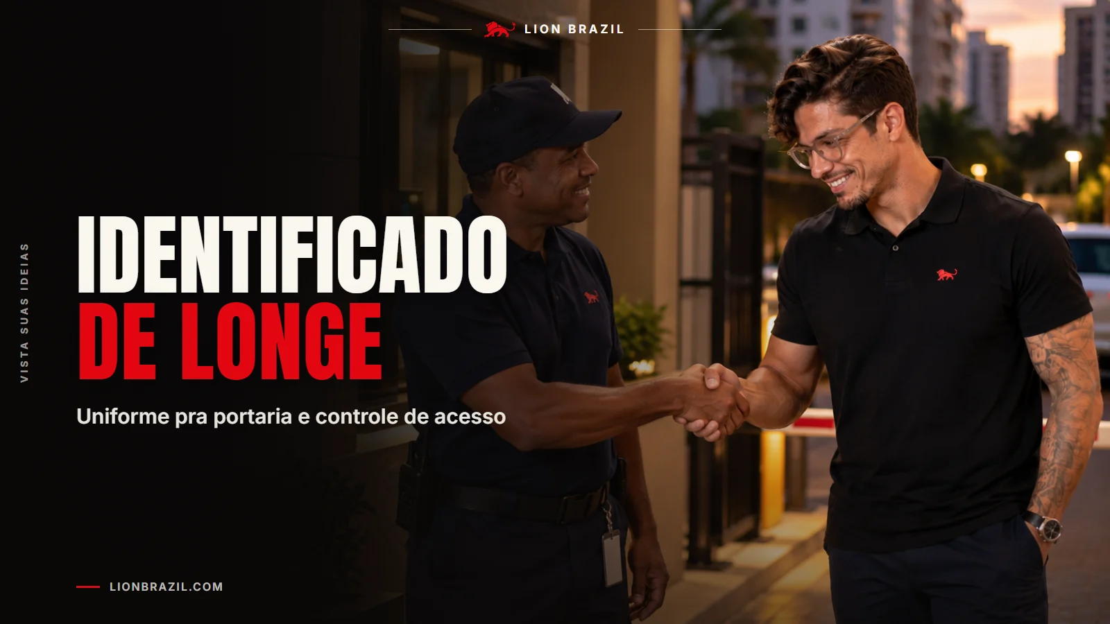 Capa com o título "Identificado de longe" e Pedro Costa, fundador da Lion Brazil, de camiseta com o leão da marca.